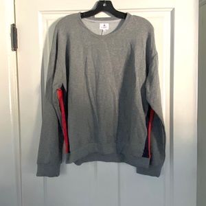 Sundry multi color inset gray pullover size 3 (L)